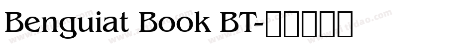Benguiat Book BT字体转换